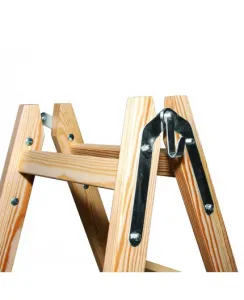 Drevenýdvojdielnyrebrík2x4snosnosťou150kg