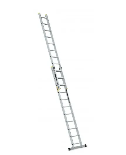 Dvojdielnymultifunkčnýhliníkovýrebríksnosnosťou150kg,2x11schodov