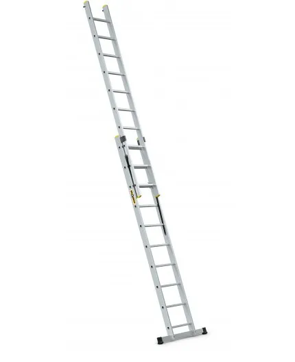 Dvojdielnymultifunkčnýhliníkovýrebríksnosnosťou150kg,2x10schodov