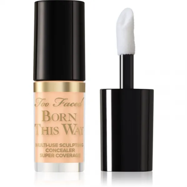 Too Faced Born This Way Super Coverage Multi-Use Concealer Travel Size dlhotrvajúci korektor pre plné krytie odtieň Vanilla 2 ml