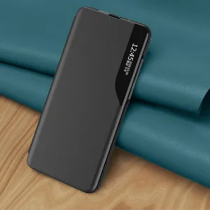 MG Eco Leather View knižkové puzdro na Samsung Galaxy A14, modré