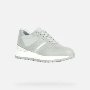 Grey women's sneakers Geox Desya - Women's