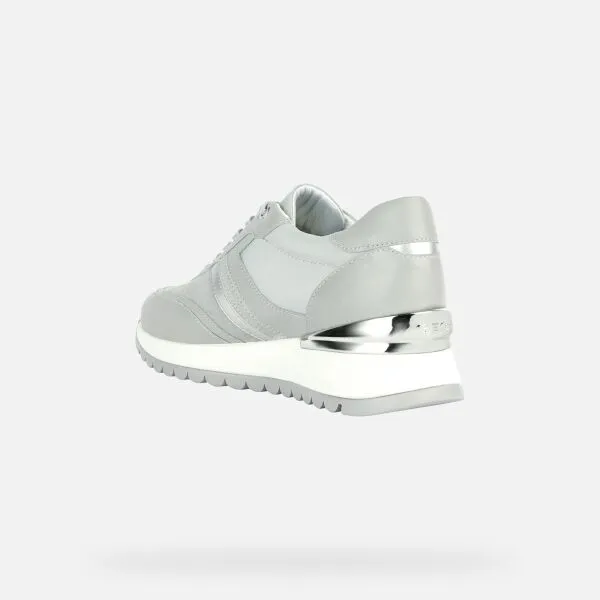 Grey women's sneakers Geox Desya - Women's
