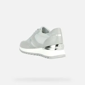 Grey women's sneakers Geox Desya - Women's
