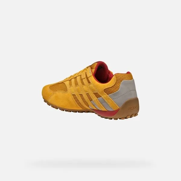 Yellow men's sneakers Geox Snake Original - Men's