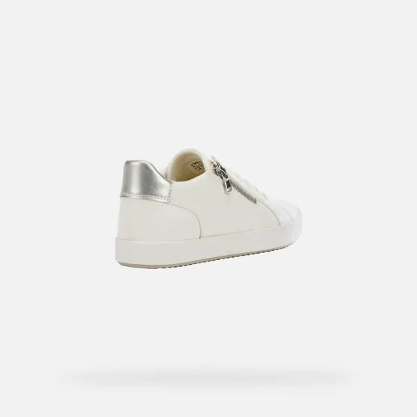 White women's sneakers Geox Blomiee - Women's