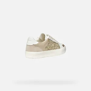 White women's sneakers Geox Emmeleny - Women's