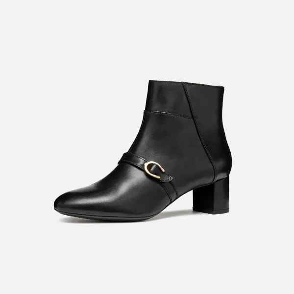 Black women's ankle boots Geox Pheby 50 - Women's