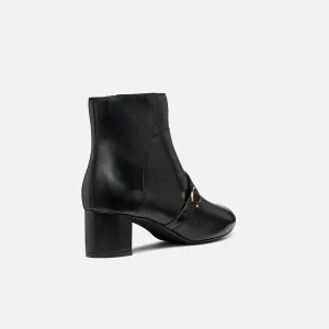 Black women's ankle boots Geox Pheby 50 - Women's