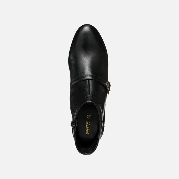 Black women's ankle boots Geox Pheby 50 - Women's