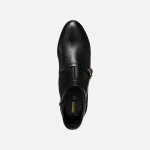 Black women's ankle boots Geox Pheby 50 - Women's