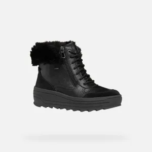 Black women's ankle boots Geox Milleiny Abx - Women's