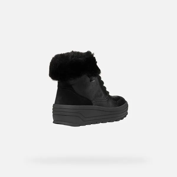 Black women's ankle boots Geox Milleiny Abx - Women's