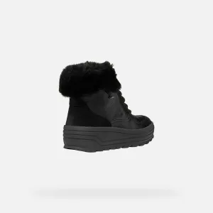 Black women's ankle boots Geox Milleiny Abx - Women's