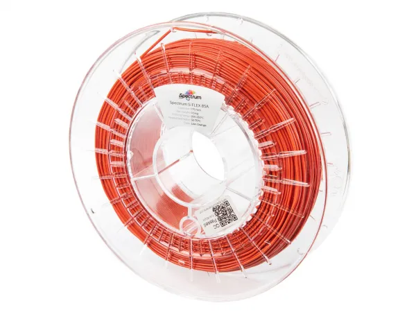 Spectrum 3D filament, S-Flex 85A, 1,75mm, 500g, 80576, lion orange 80576