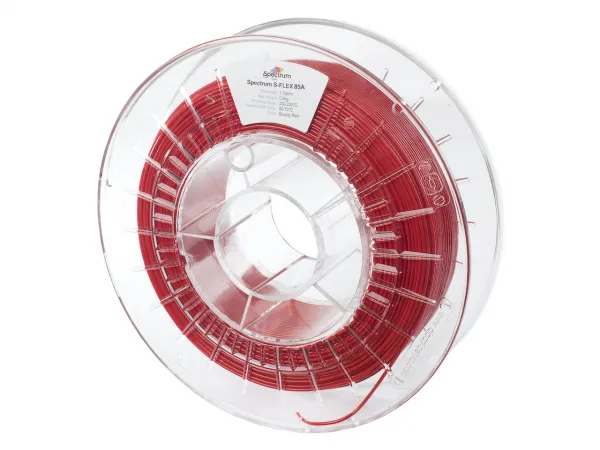 Spectrum 3D filament, S-Flex 85A, 1,75mm, 500g, 80573, bloody red 80573