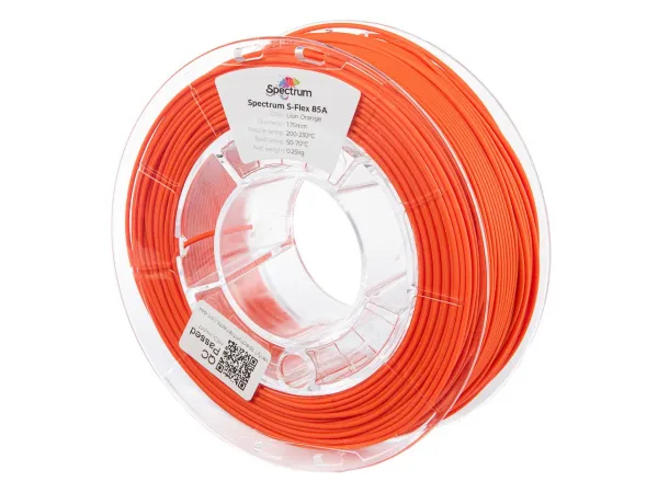 Spectrum 3D filament, S-Flex 85A, 1,75mm, 250g, 80569, lion orange 80569