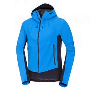 Pánska turistická softshellová bunda NORTHFINDER CIRO-282blueblack
