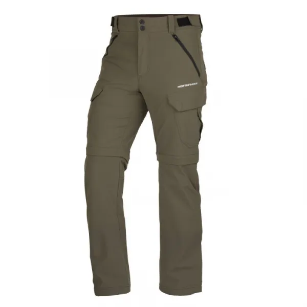 Pánske turistické nohavice NORTHFINDER CARUSO-300darkgreen