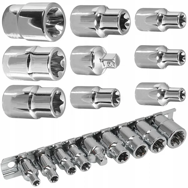 SADA NADSTAVCOV TORX 1/4"-3/8" 8 KS VERKE