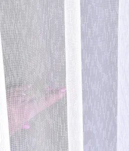 Markízový záves, Diana s oválom, biely 250 cm