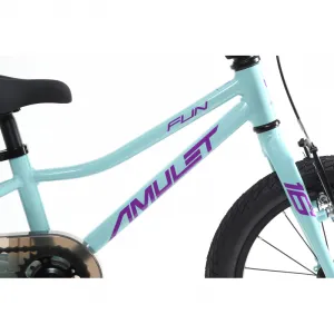 Dievčenský horský bicykel AMULET 16 Fun, celeste blue purple