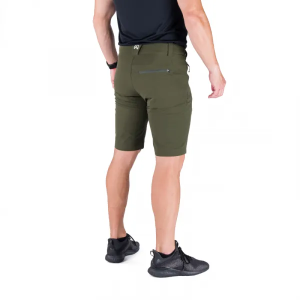 Pánske turistické kraťasy NORTHFINDER ALBRECHT-300darkgreen