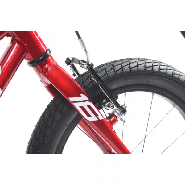 Detský mestský bicykel AMULET 16 Urban, red white
