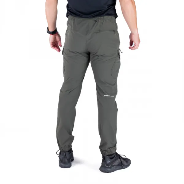 Pánske turistické nohavice NORTHFINDER GIAN-300darkgreen