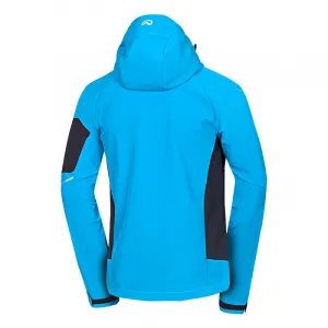 Pánska turistická softshellová bunda NORTHFINDER BRIO-271blackblue