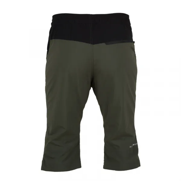 Pánske turistické 3 4 nohavice NORTHFINDER ARTUR-550blackdarkgreen