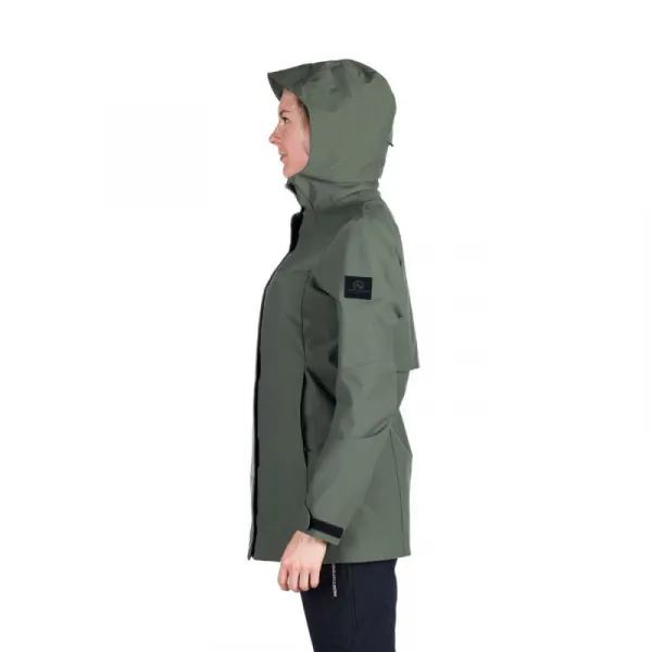 Dámska turistická softshellová bunda NORTHFINDER LUCINDA-300darkgreen