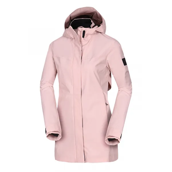 Dámska turistická softshellová bunda NORTHFINDER LUCINDA-366rose