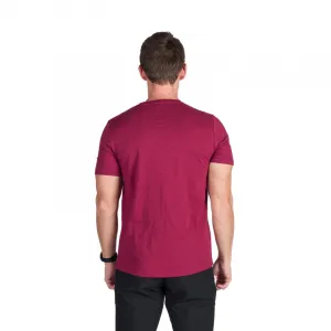 Pánske turistické tričko s krátkym rukávom NORTHFINDER JOSEF-307darkred