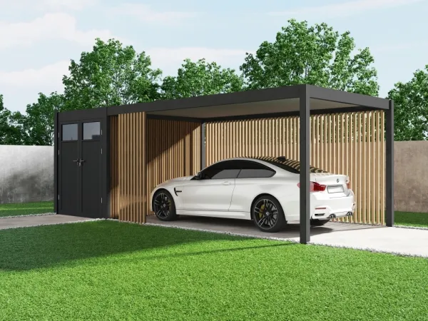 Hliníkový prístrešok na auto PRESTIGE Rojaplast