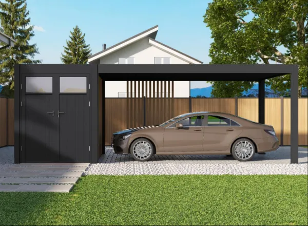 Hliníkový prístrešok na auto PRESTIGE Rojaplast