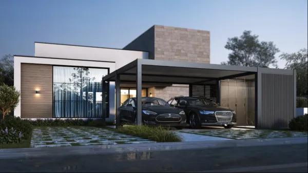Hliníkový prístrešok na auto PRESTIGE Rojaplast