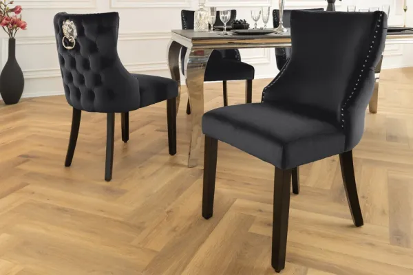 Chesterfield jedálenská stolička 2 ks FRIXON Dekorhome