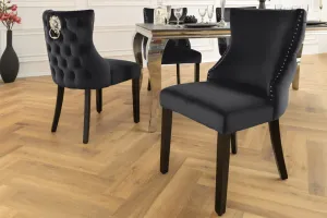 Chesterfield jedálenská stolička 2 ks FRIXON Dekorhome