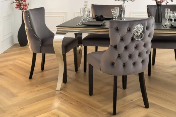Chesterfield jedálenská stolička 2 ks FRIXON Dekorhome