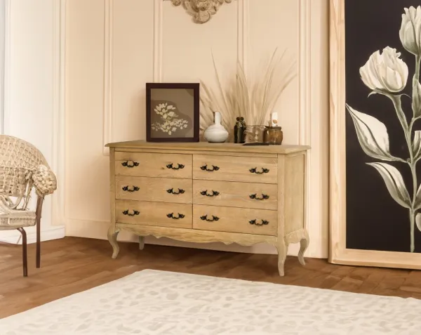 LivinHill Komoda Venezia 140 cm z masivu dub Benátský