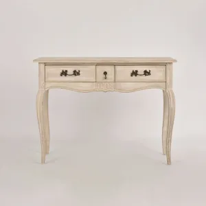 LivinHill Konzolový stolek Venezia 110 cm z masivu béžový