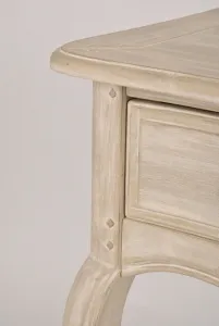 LivinHill Konzolový stolek Venezia 110 cm z masivu béžový