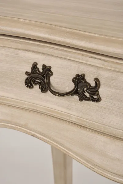LivinHill Konzolový stolek Venezia 110 cm z masivu béžový