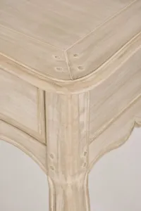LivinHill Konzolový stolek Venezia 110 cm z masivu béžový