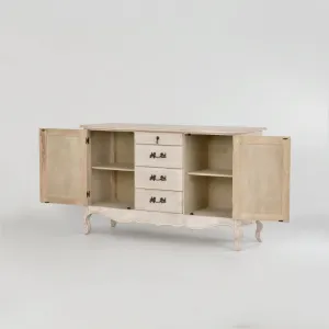 LivinHill Komoda Venezia 150 cm z masivu béžová
