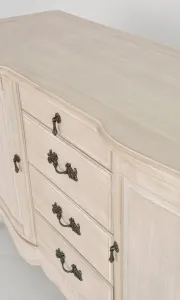 LivinHill Komoda Venezia 150 cm z masivu béžová