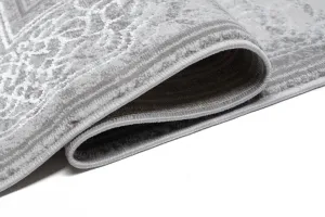 ExkluzívnykoberecsivejfarbysbielymorientálnymvzoromŠírka:120cm|Dĺžka:170cm56554_115499