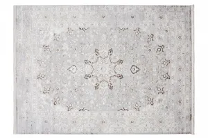 Svetlýbielo-sivýdizajnovývintagekoberecsovzormiŠírka:80cm|Dĺžka:150cm56590_115428