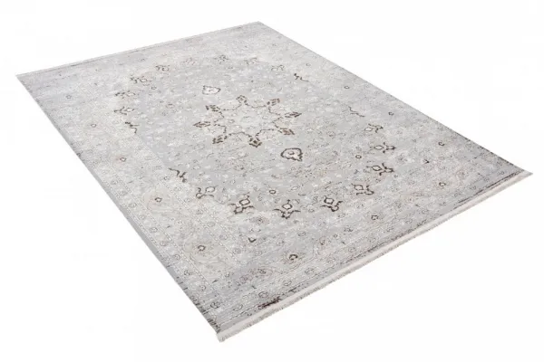 Svetlýbielo-sivýdizajnovývintagekoberecsovzormiŠírka:80cm|Dĺžka:150cm56590_115428